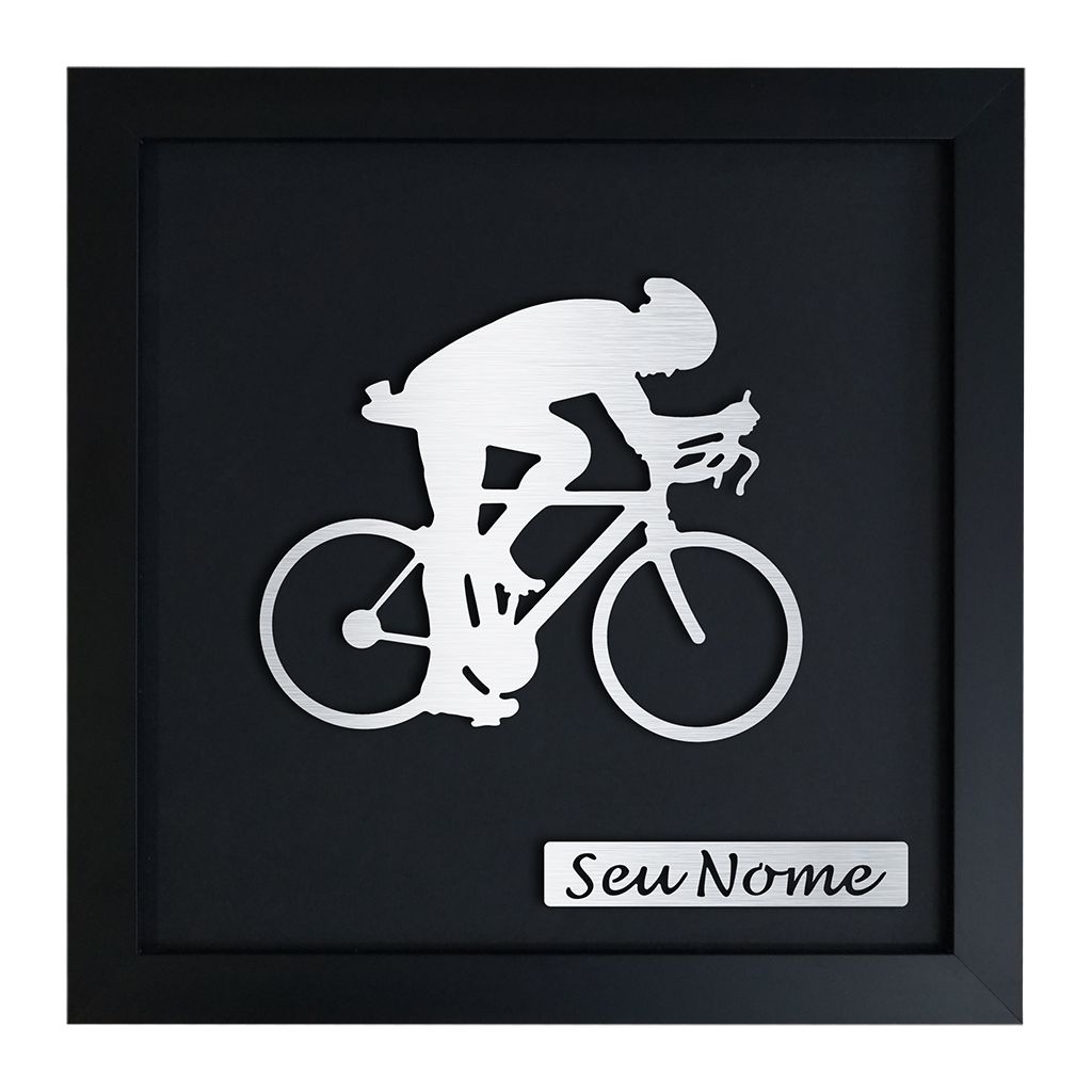 Quadro Decorativo de Ciclismo Personalizado