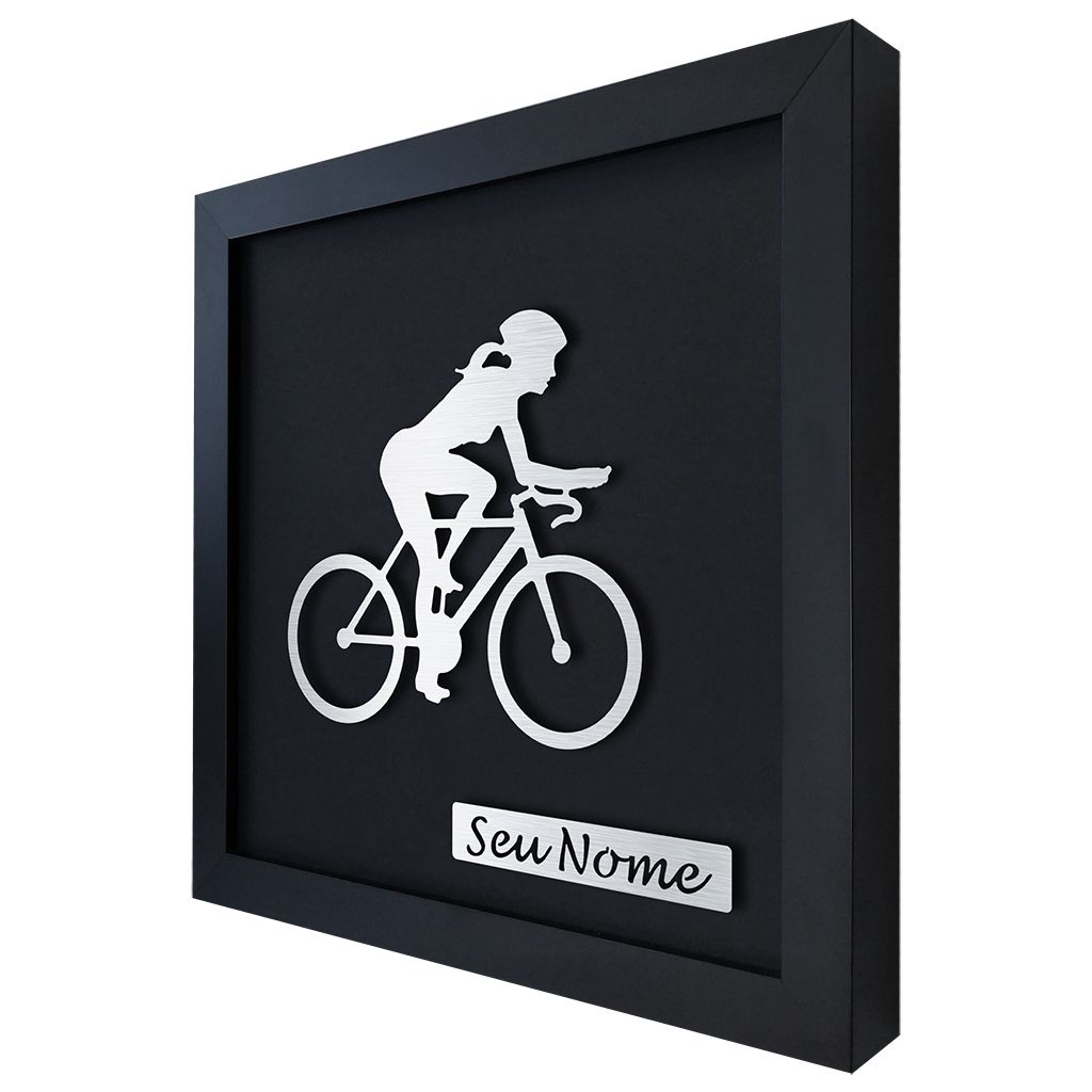 Quadro Decorativo de Ciclismo Personalizado