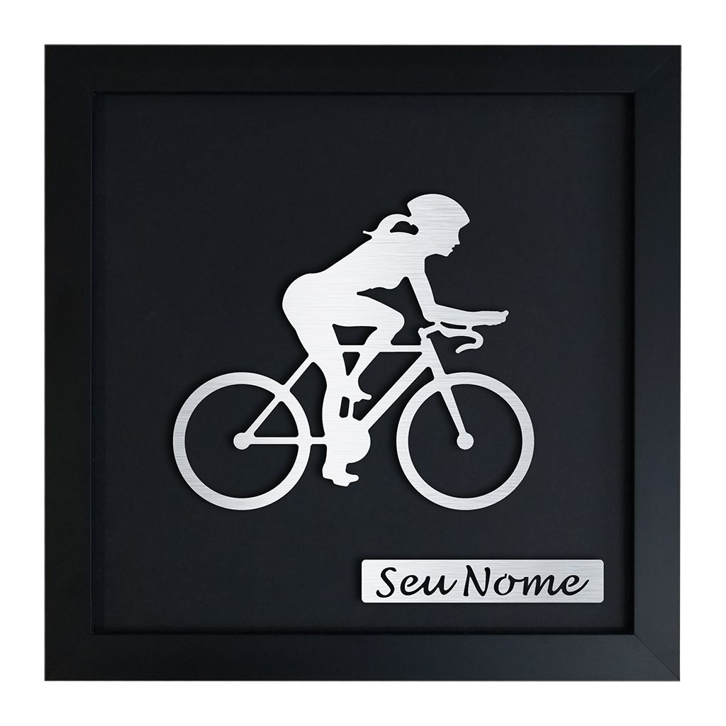 Quadro Decorativo de Ciclismo Personalizado