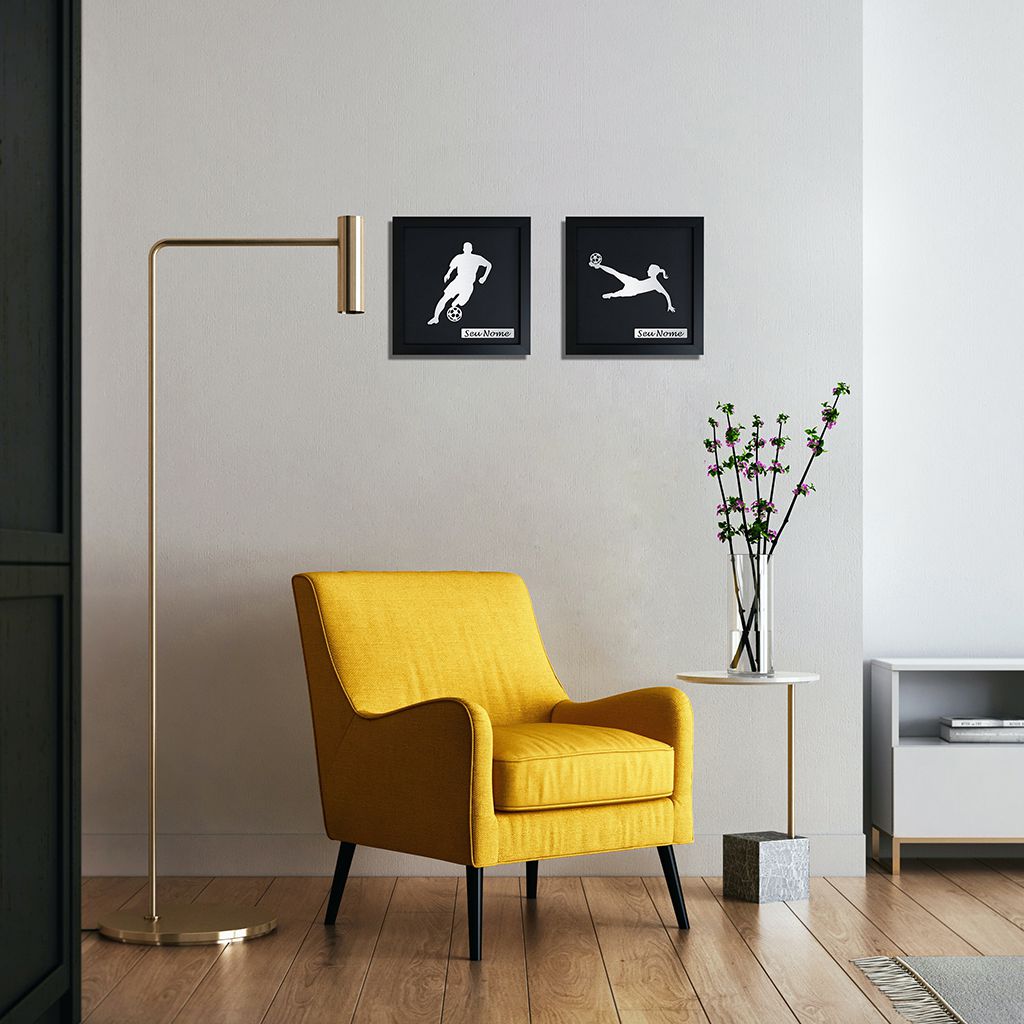 Quadro Decorativo de Futebol Personalizado