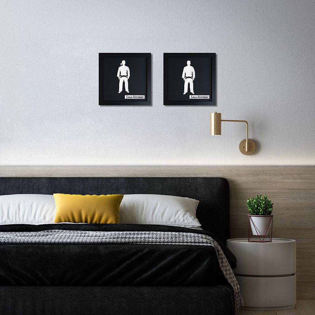 Quadro Decorativo de Jiu Jitsu Personalizado
