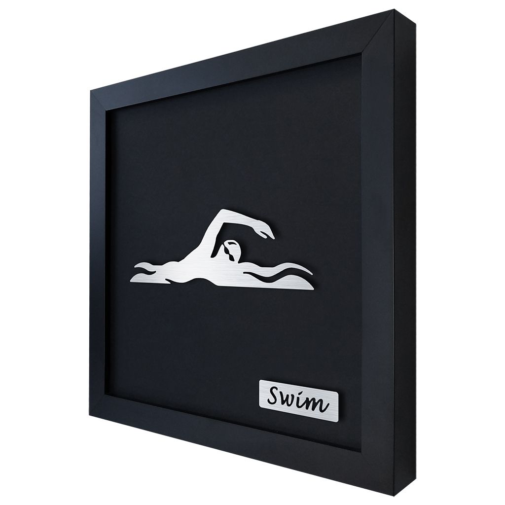 Quadro Decorativo de Triatlo Personalizado (3 quadros)