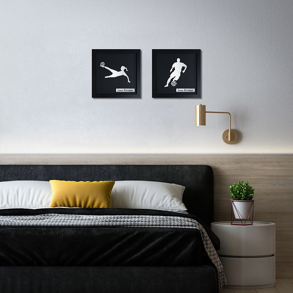 Quadro Decorativo de Futsal Personalizado