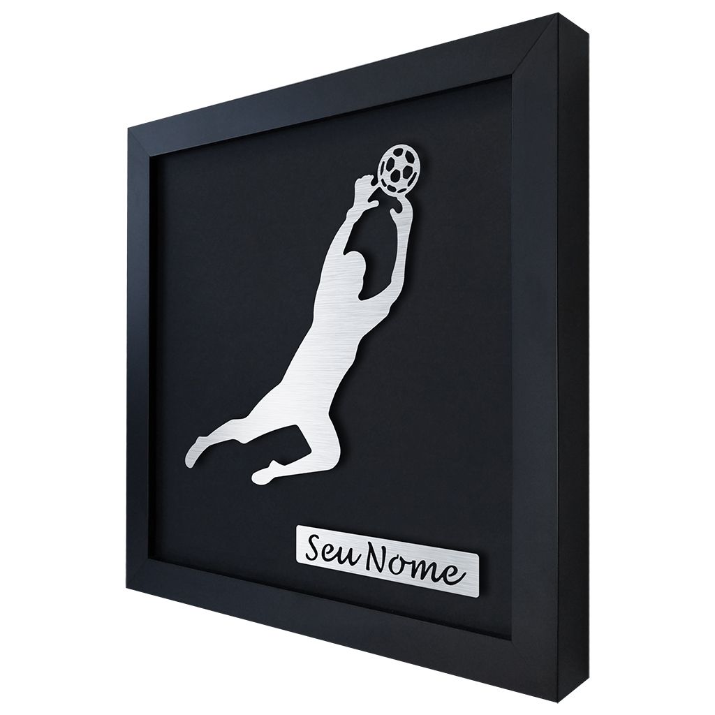 Quadro Decorativo de Goleiro Personalizado