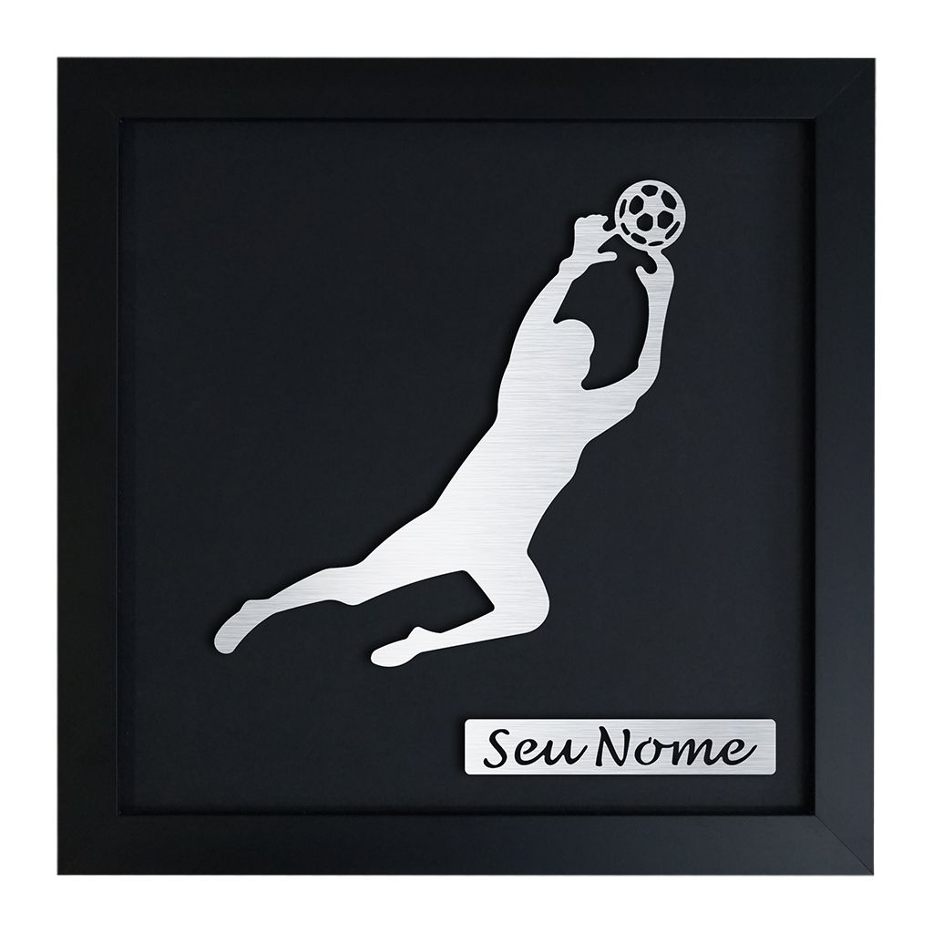 Quadro Decorativo de Goleiro Personalizado