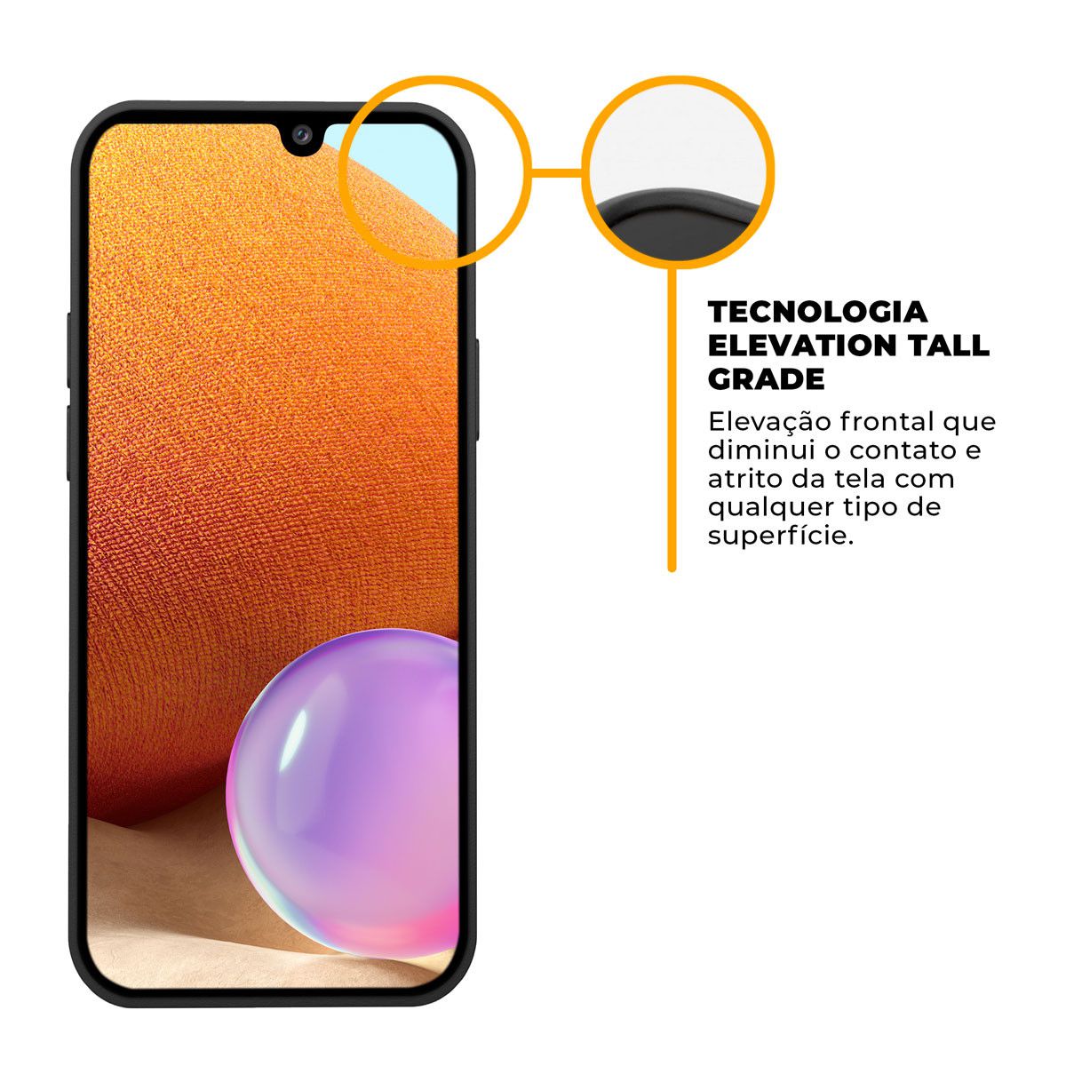 Capa para Samsung Galaxy A32 4G - Dinamic Cam Protection - Gshield