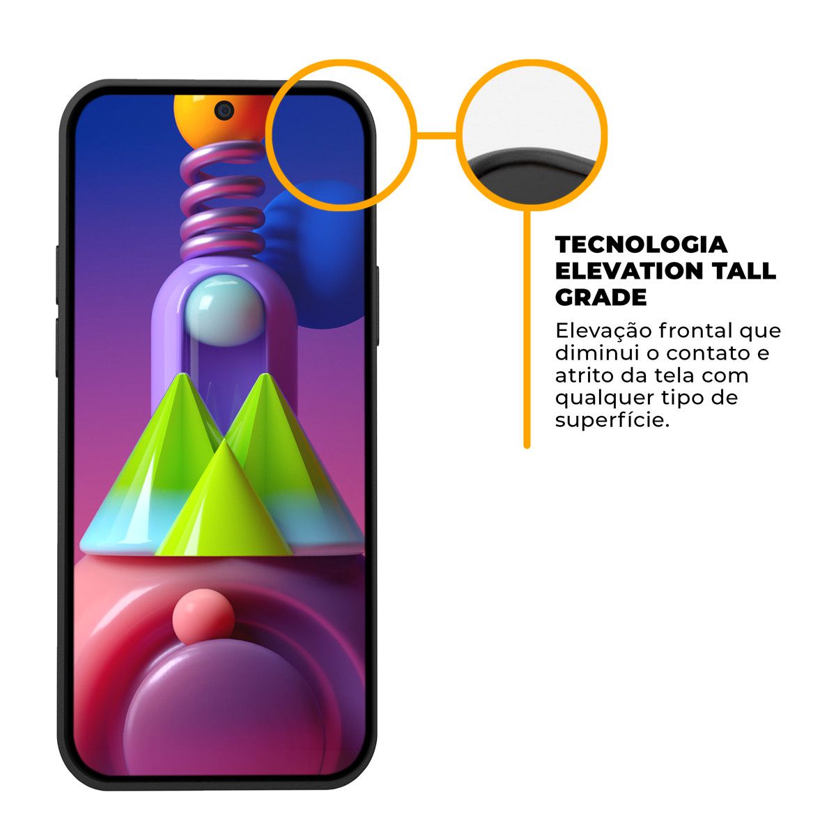 Capa para Samsung Galaxy M51 - Dinamic Cam Protection - Gshield