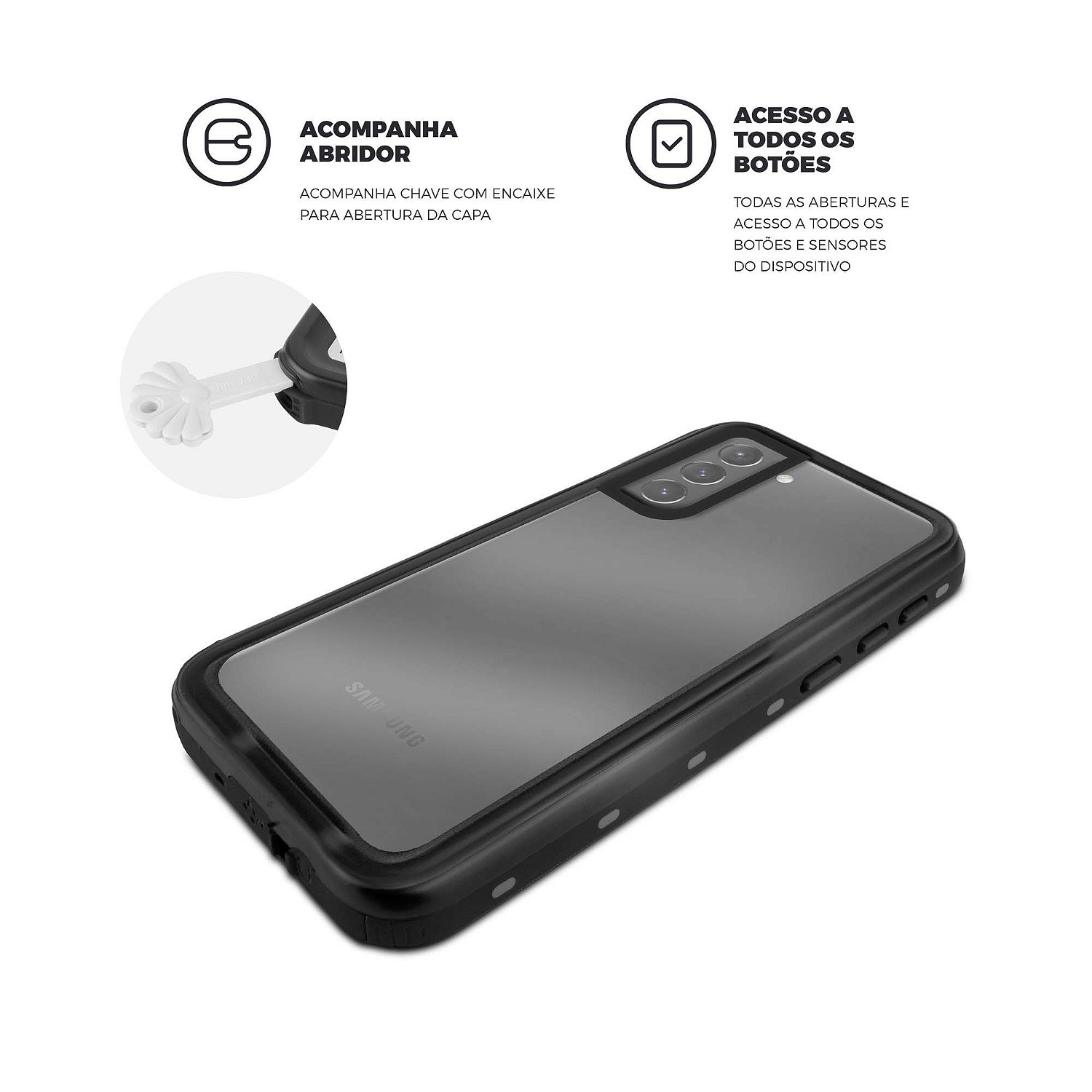 Capa à Prova d'água Nautical para Samsung Galaxy S21 Plus - Gshield