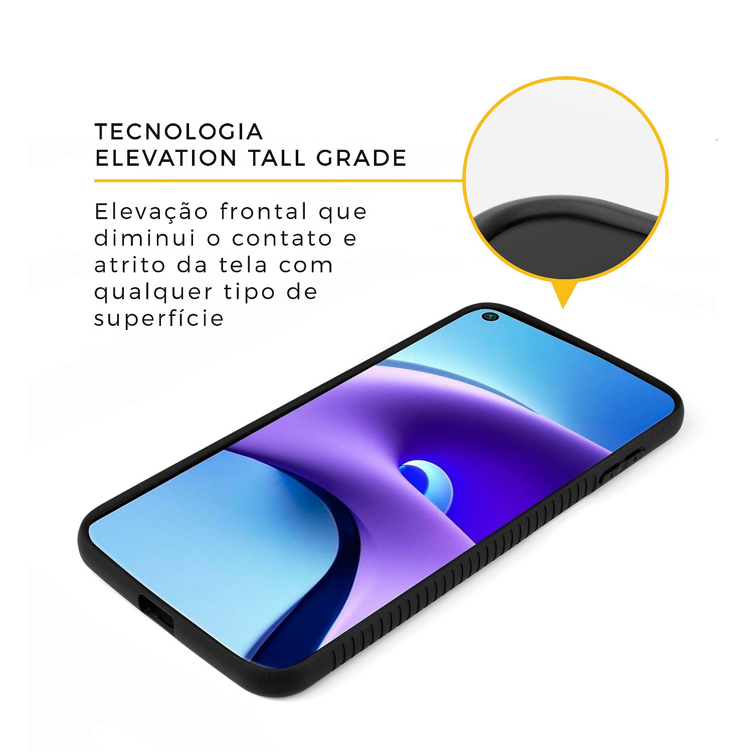 Capa para Xiaomi Redmi Note 9T - Stronger Preta - Gshield