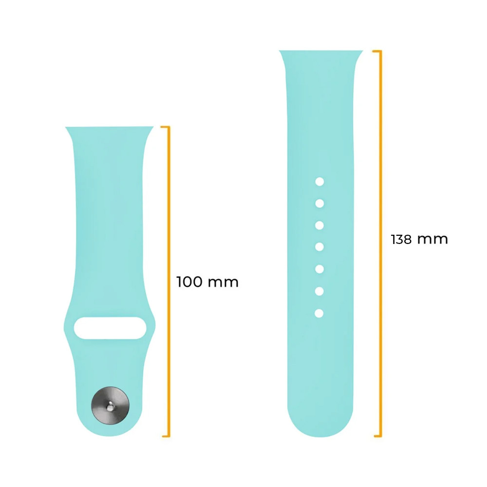 Pulseira para Apple Watch 42 / 44 / 45MM Ultra Fit - Verde Agua - Gshield - foto 5