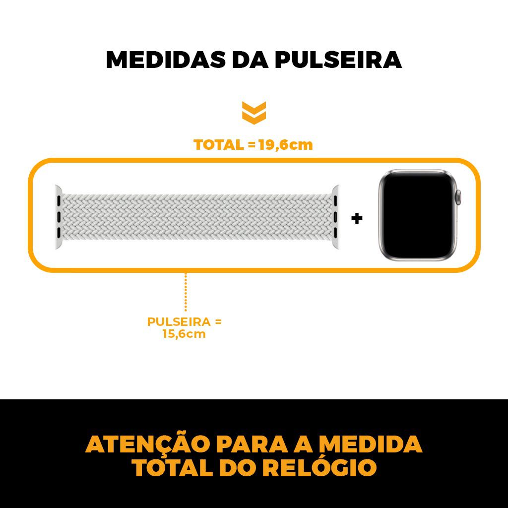 Pulseira para Apple Watch 38 / 40 / 41MM Armor Loop - Branca - Gshield - foto 3