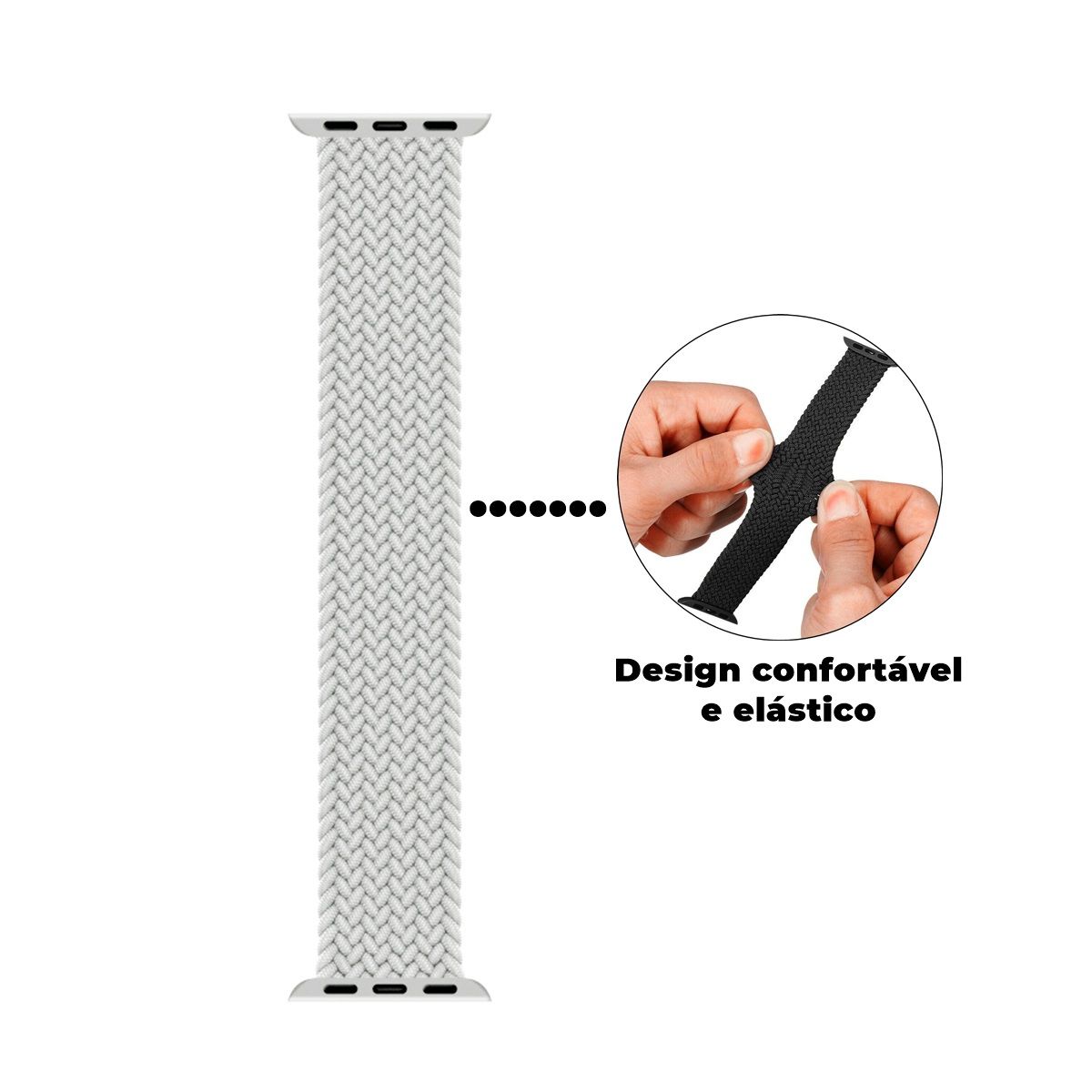 Pulseira para Apple Watch 38 / 40 / 41MM Armor Loop - Branca - Gshield - foto 6
