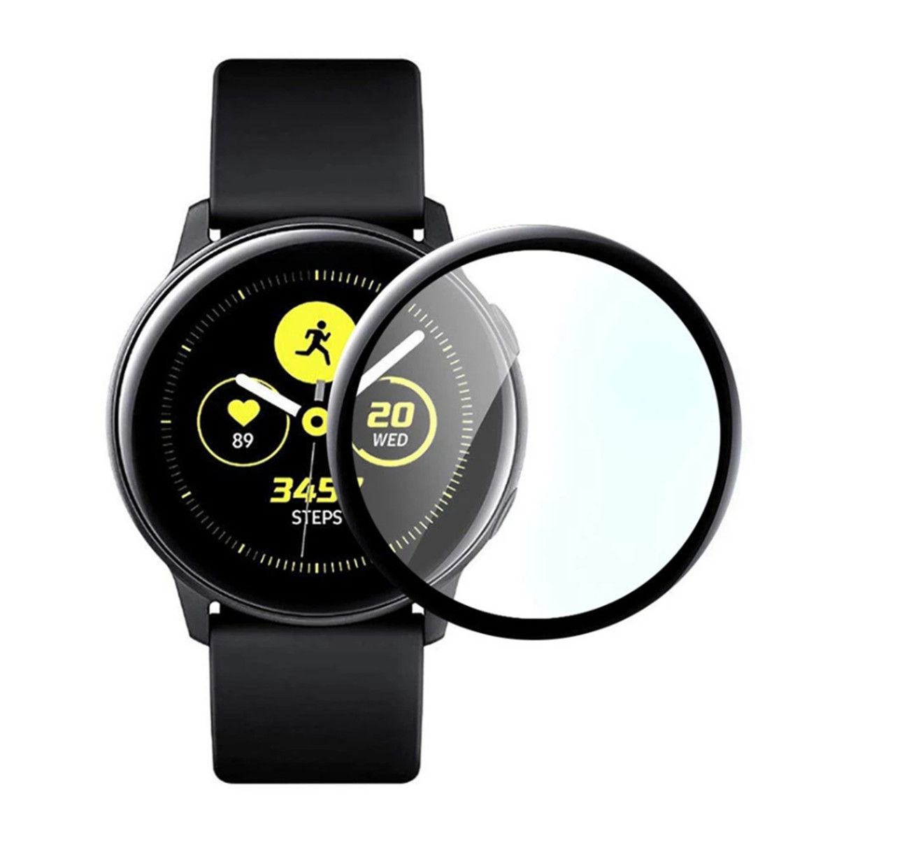 Película para Samsung Watch Active 2 44M - Coverage 5D Pro Preta - Gshield - foto 2