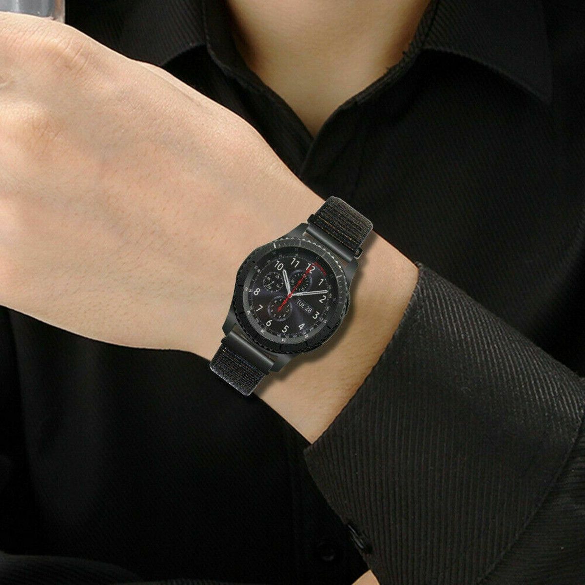 Pulseira Universal Ballistic para Relógio 22mm - Preto - Gshield - foto 3