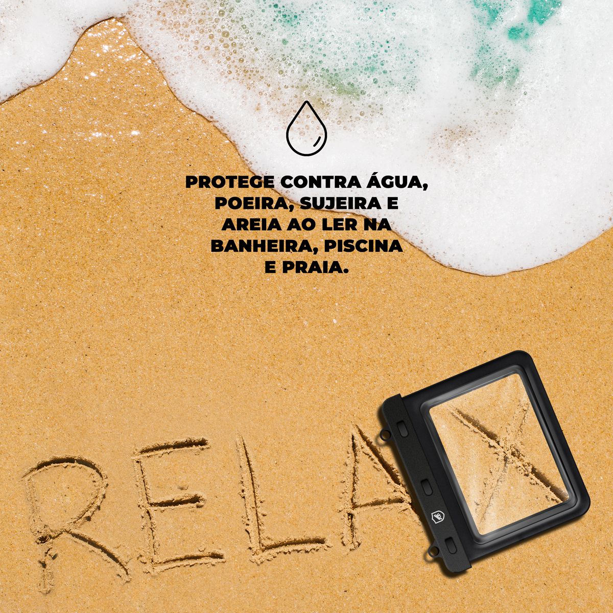 Capa à Prova d'água Universal para Tablet e iPad 21,5 x 15,5 - Gshield - foto 4