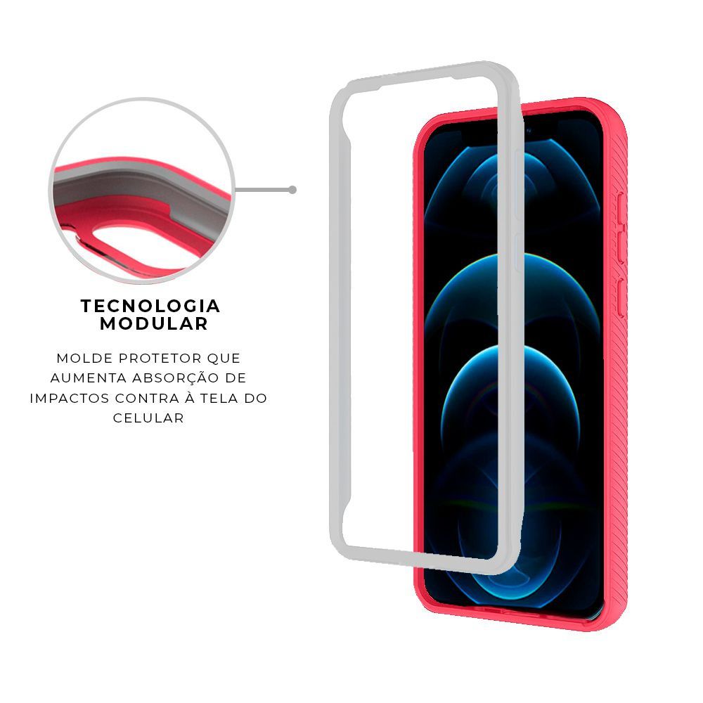 Capa para iPhone 13 Pro Max - Stronger Rosa - Gshield - foto 4