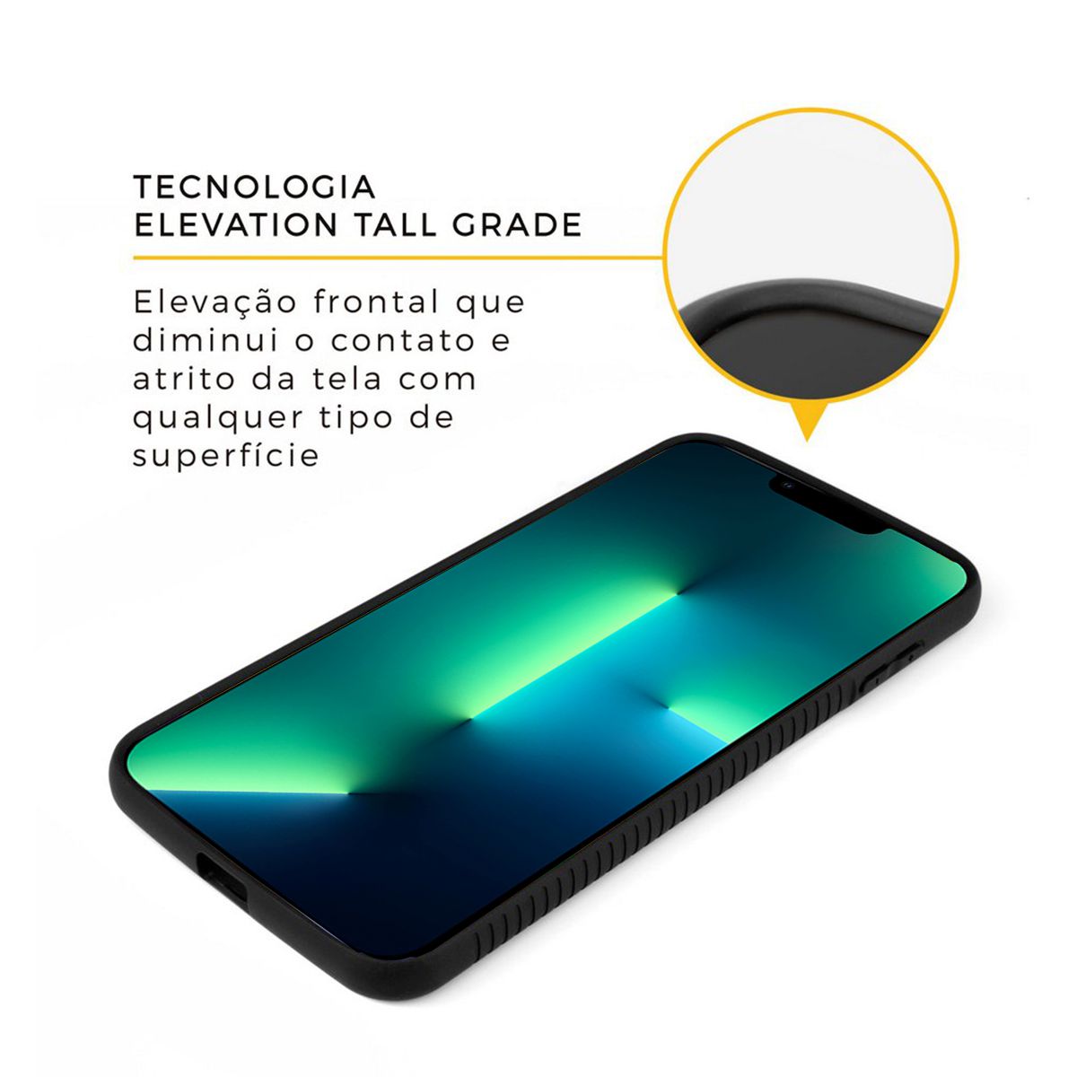 Capa para iPhone 13 Pro Max - Stronger Preta - Gshield - foto 4