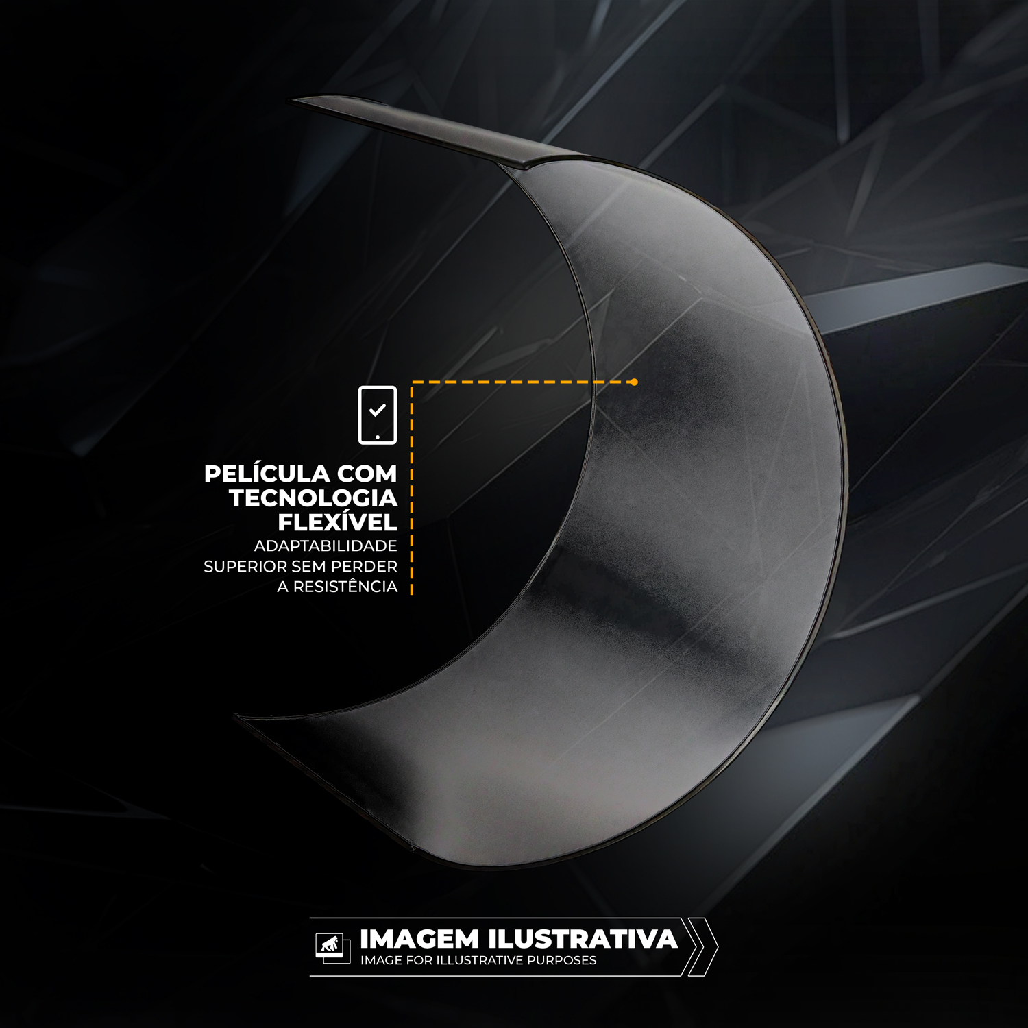 Película para iPhone 13 Mini - Dual Glass Preta - Gshield