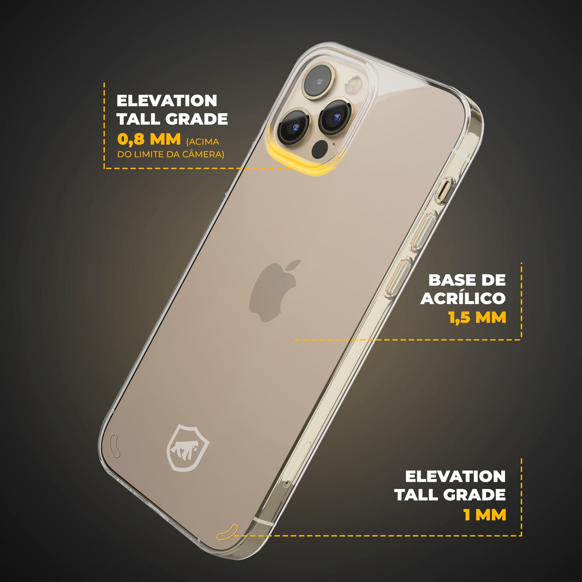 Capa para iPhone 11 Pro Max - Clear - Gshield