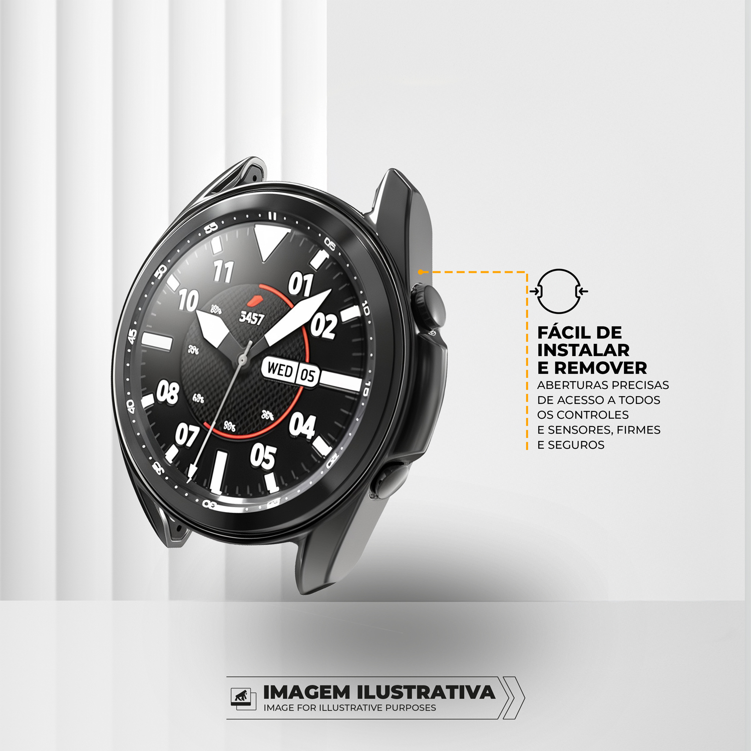 Case para Samsung Watch 4 40MM - Case Bumper Armor - Gshield