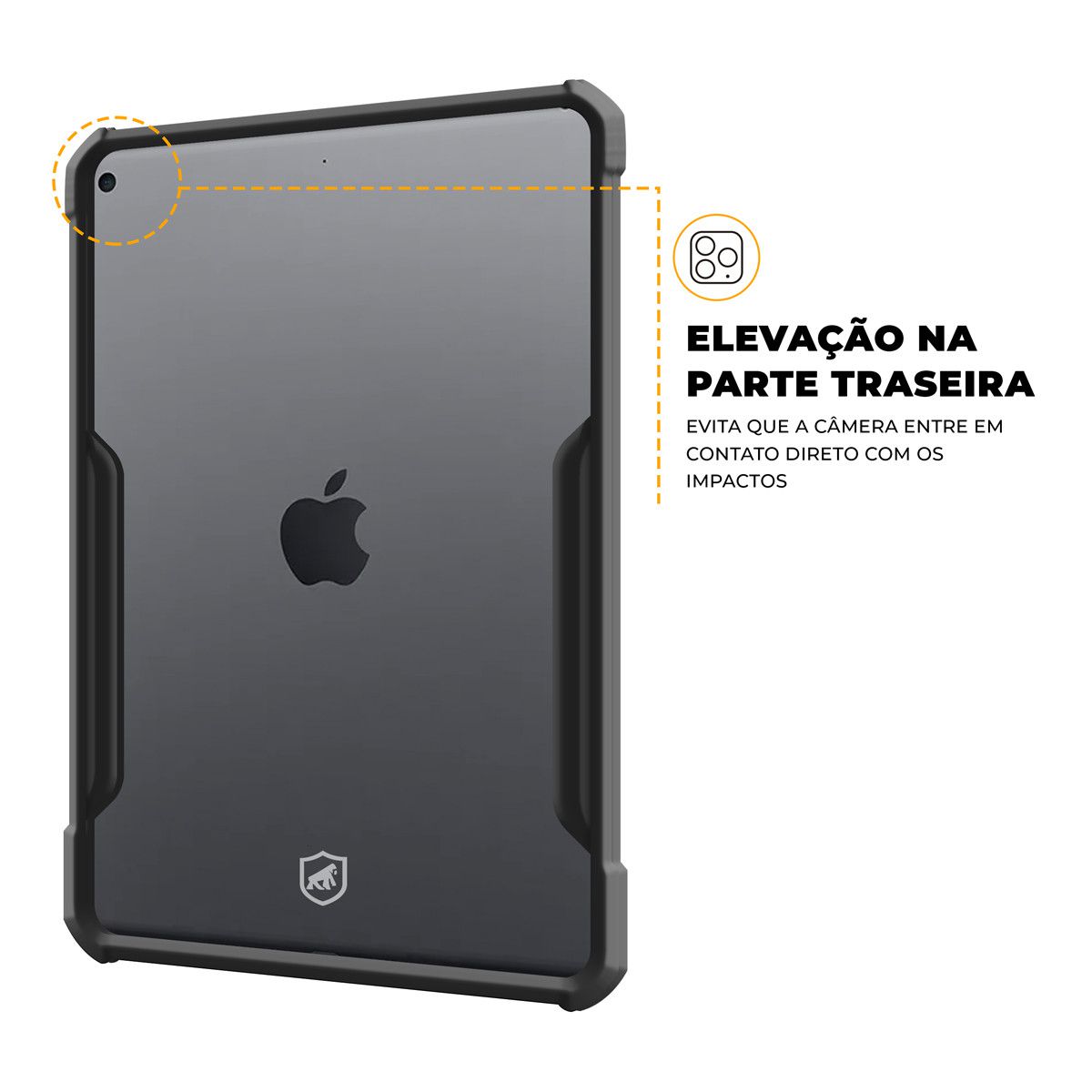 Capa para iPad 10.2'' (7ª / 8ª / 9ª Geração) - Dual Shock X - Gshield - foto 4