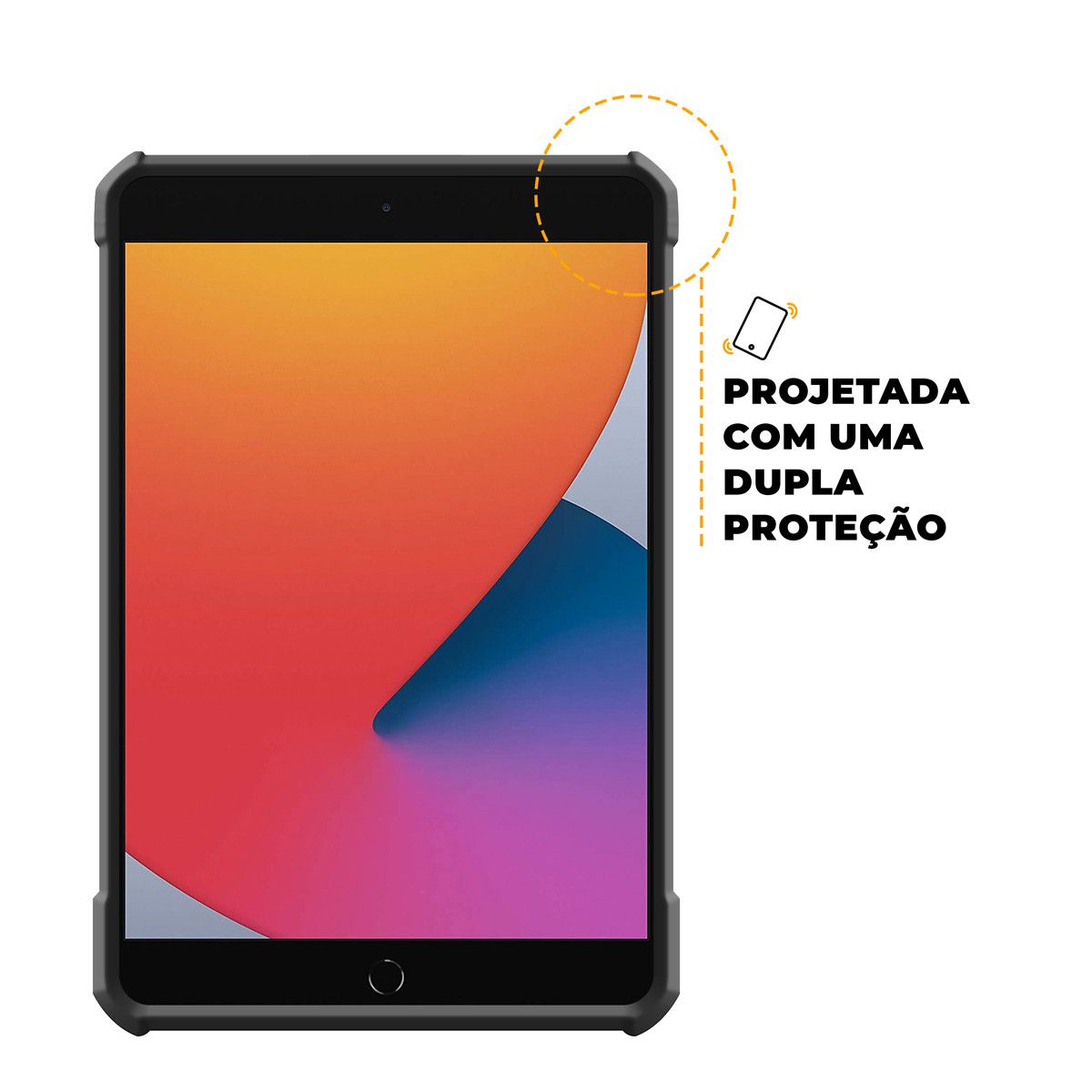 Capa para iPad 10.2'' (7ª / 8ª / 9ª Geração) - Dual Shock X - Gshield - foto 3