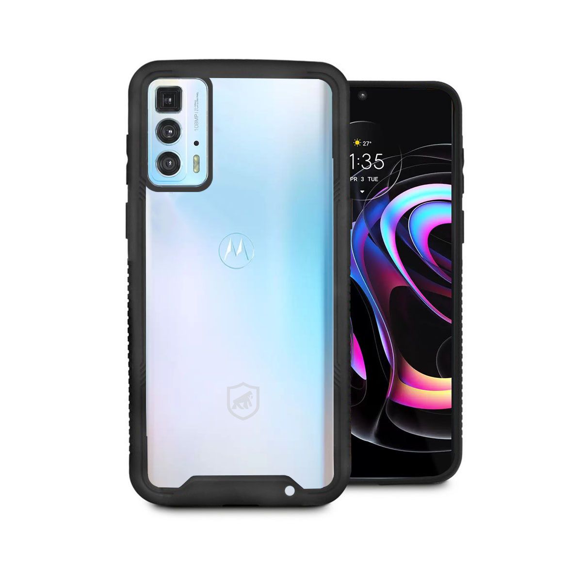 Capa para Motorola Moto Edge 20 Pro - Stronger Preta - Gshield