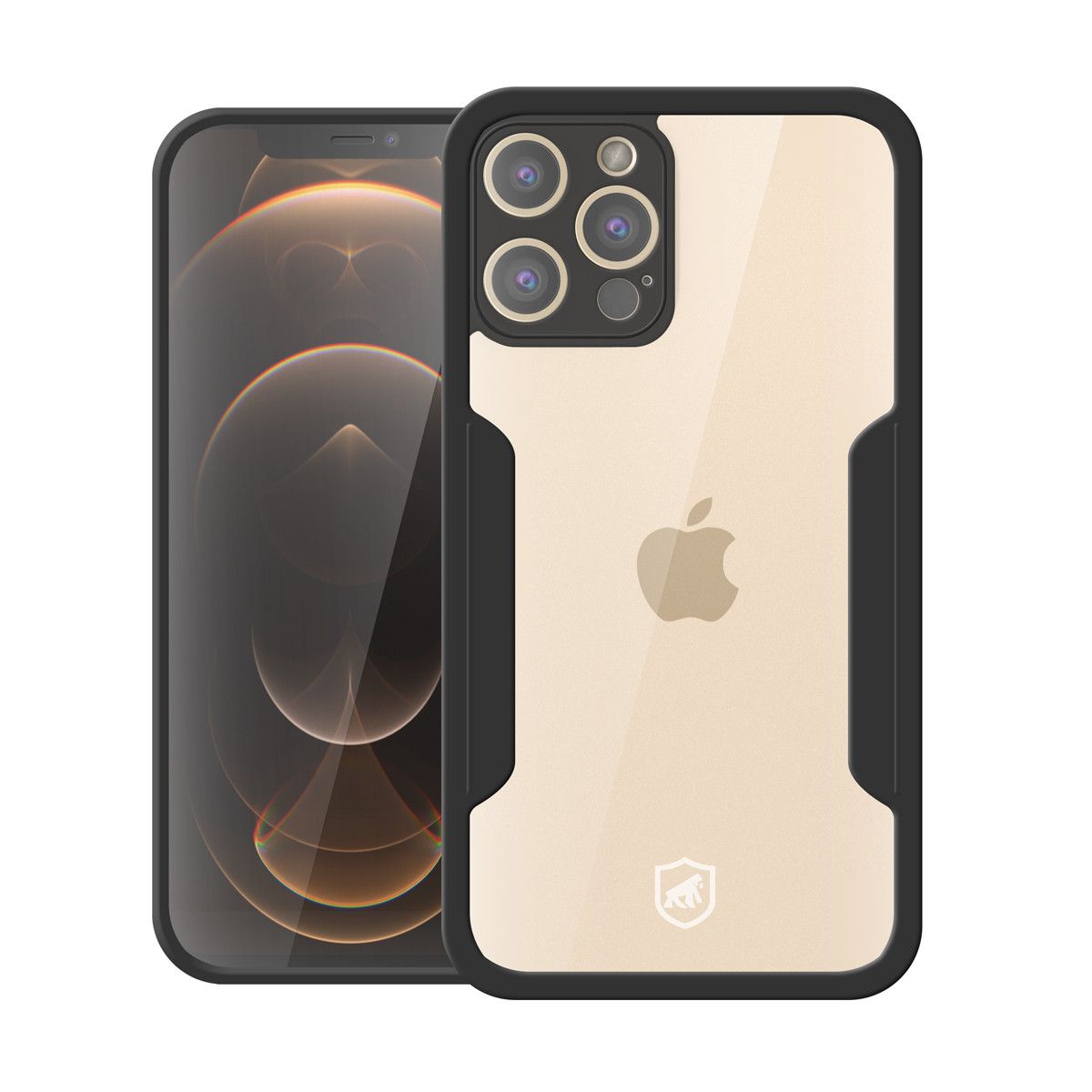 Capa 360 para iPhone 12 Pro Max - Preta - Frente e Verso - Gshield - foto 8