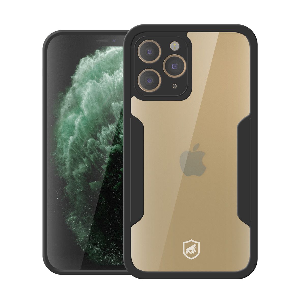 Capa 360 para iPhone 12 Pro Max - Preta - Frente e Verso - Gshield - foto 3