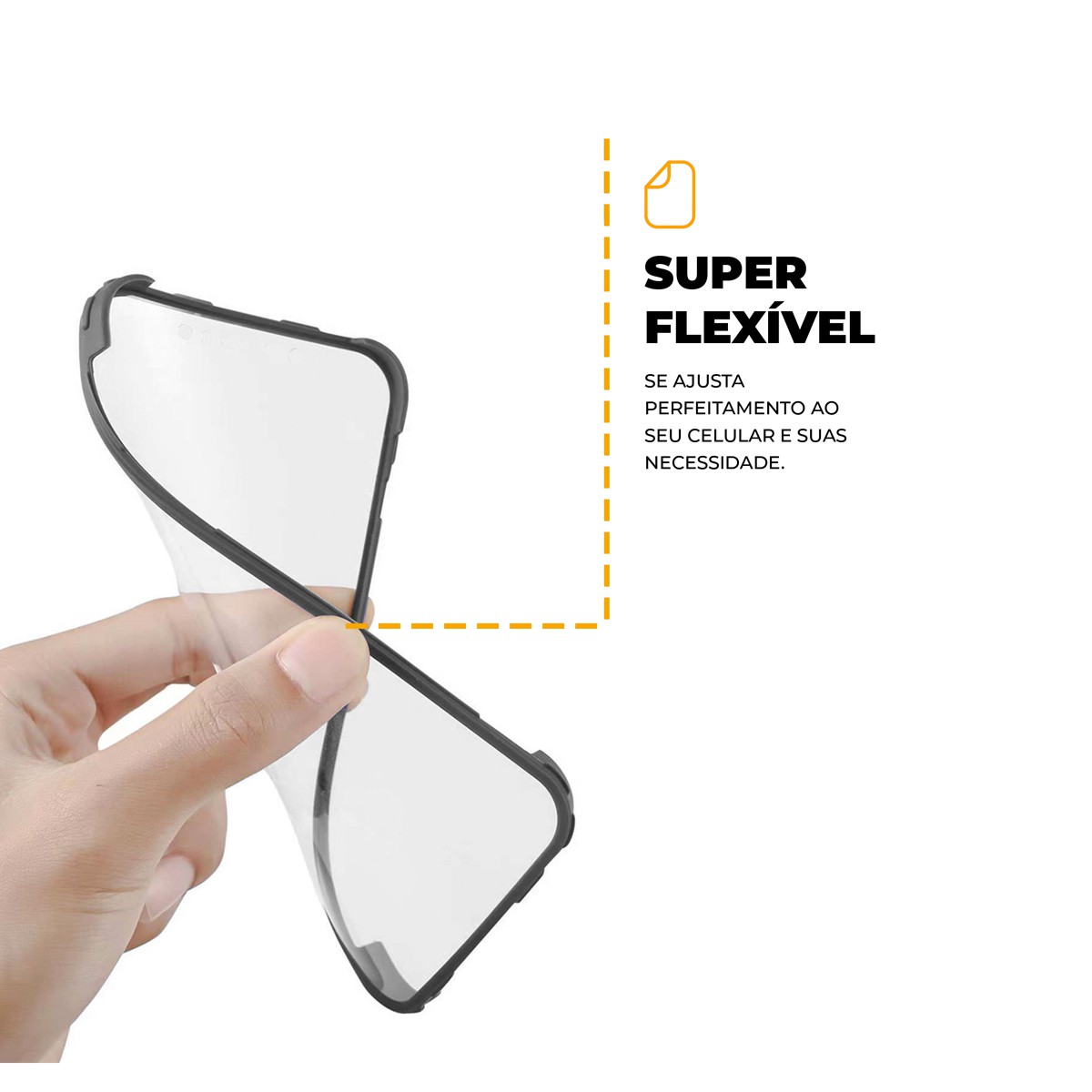 Capa 360 para iPhone 13 Pro - Preta - Frente e Verso - Gshield