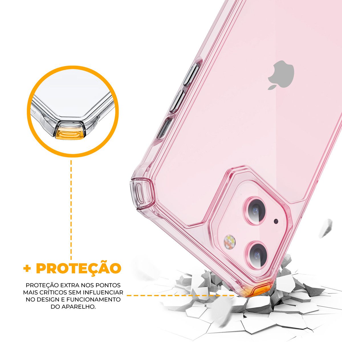 Capa para iPhone 13 Mini - Clear Proof - Gshield - foto 3