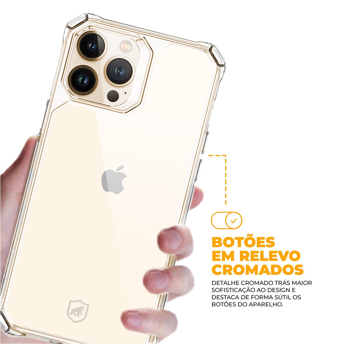 Capa para iPhone 13 Pro - Clear Proof - Gshield
