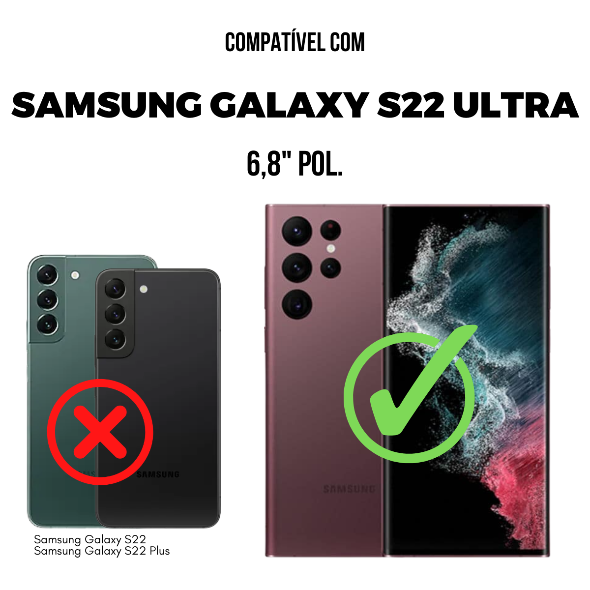 Capa para Samsung Galaxy S22 Ultra - Snap Guardian - Gshield