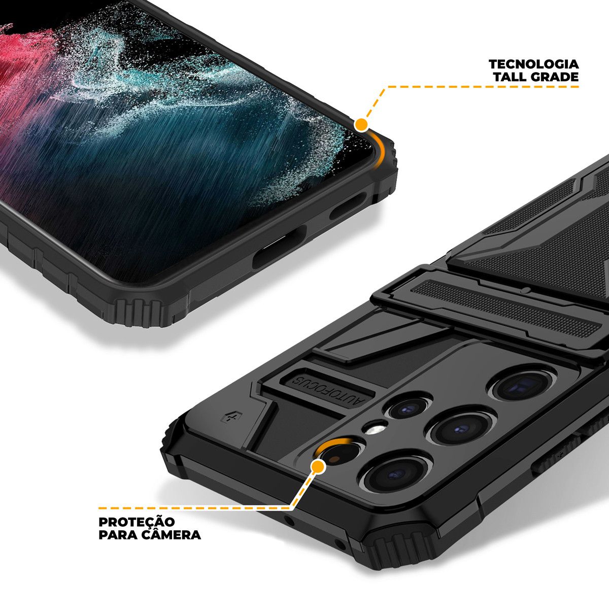 Capa para Samsung Galaxy S22 Ultra - Snap Guardian - Gshield