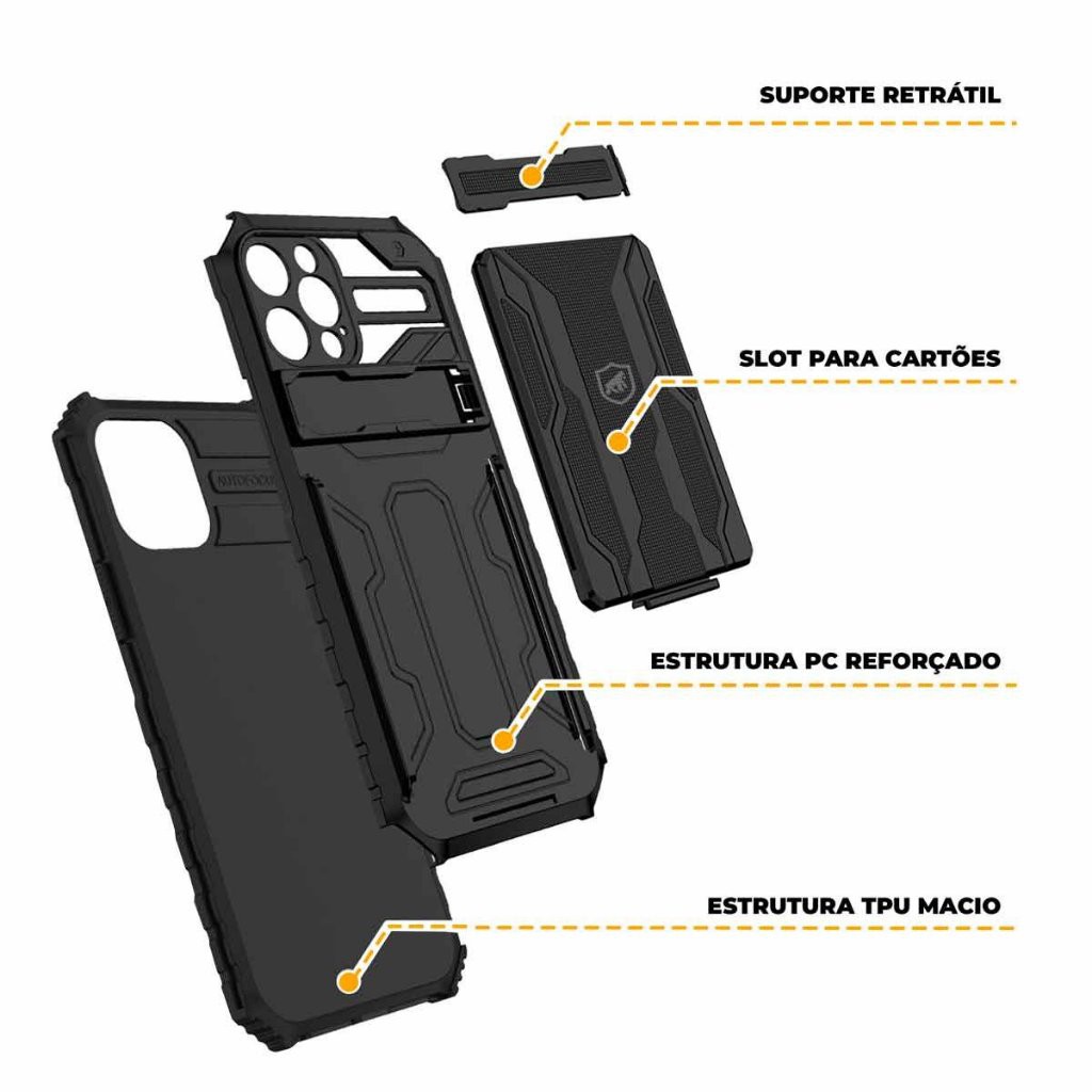 Capa para iPhone 13 Pro Max - Snap Guardian - Gshield