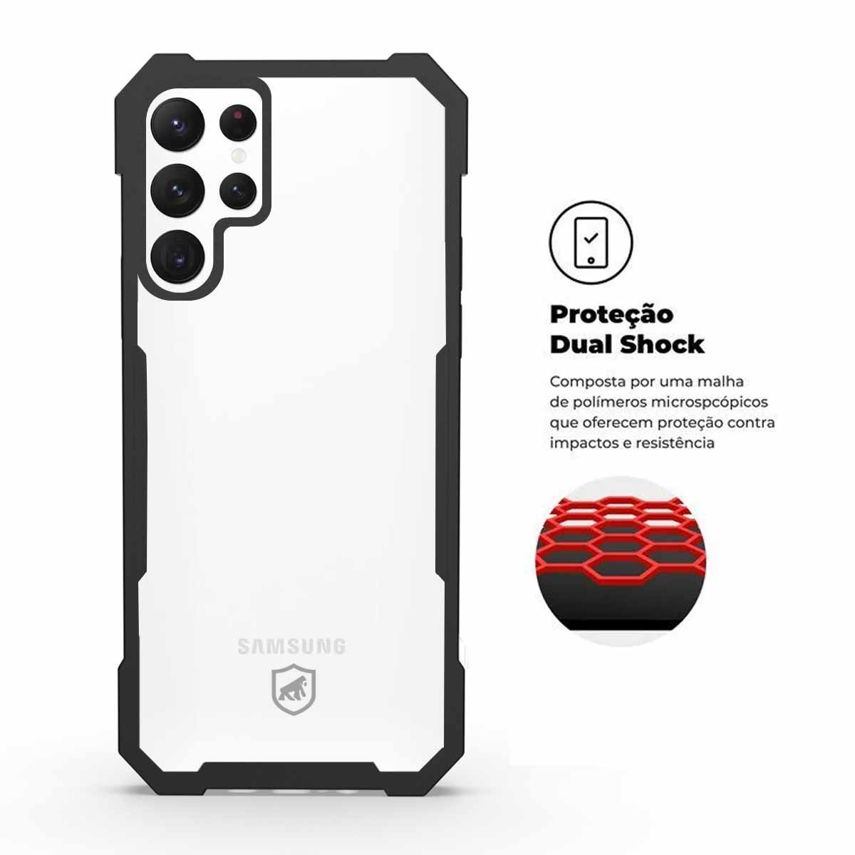 Capa para Samsung Galaxy S22 Ultra - Dual Shock X - Gshield - foto 3