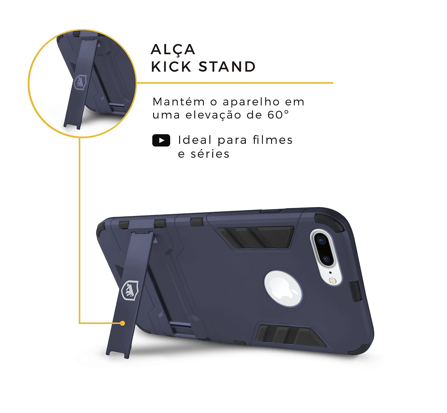 Capa para iPhone 7 Plus / 8 Plus - Armor - Gshield - foto 5