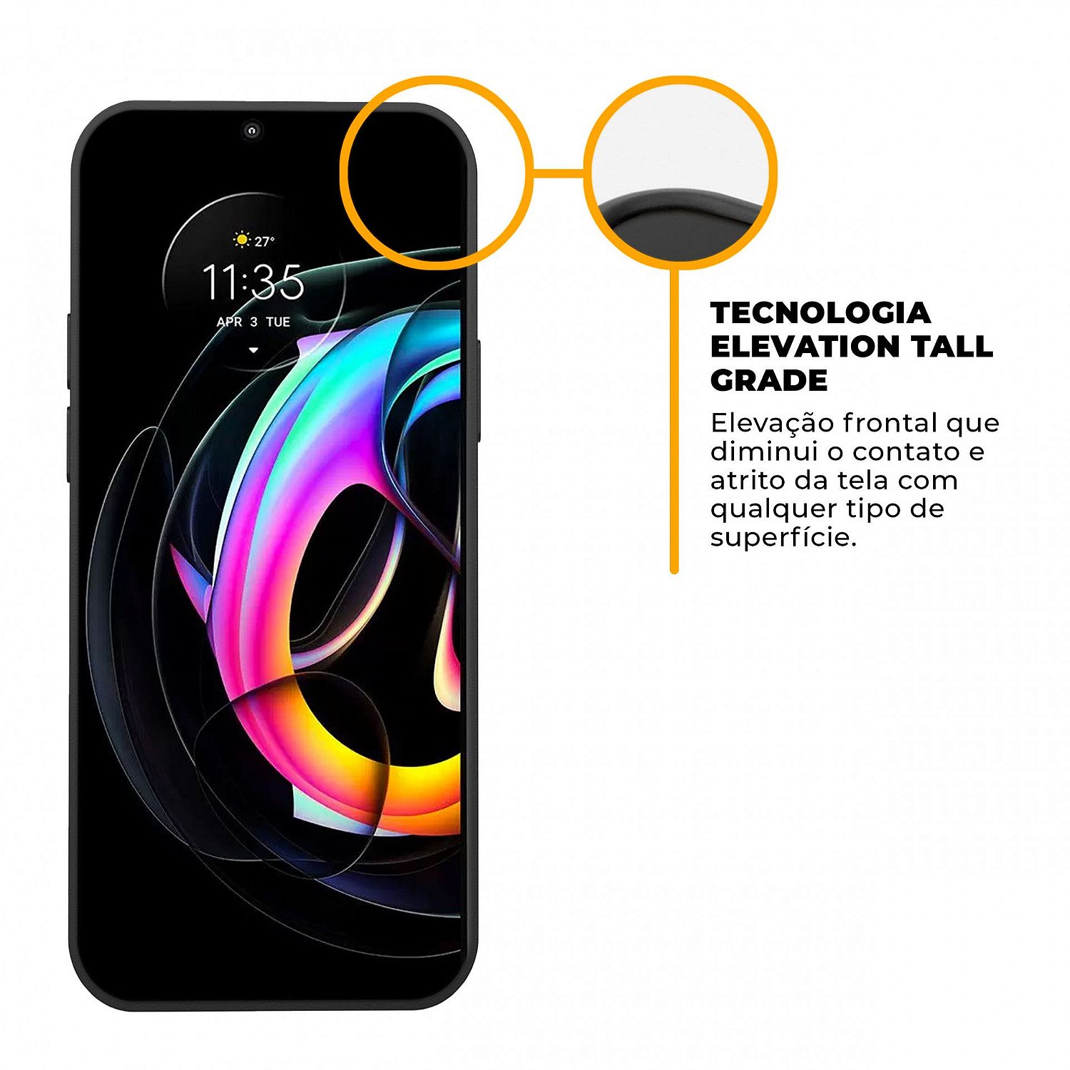 Capa para Motorola Moto Edge 20 Pro - Dinamic Cam Protection - Gshield - foto 2