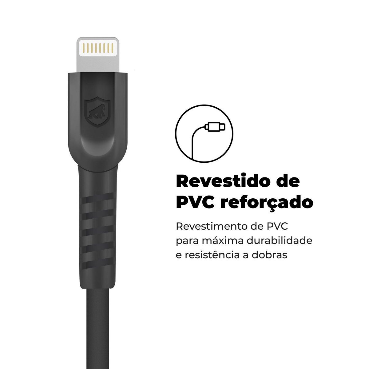 Kit Carregador Veicular Tank e Cabo Dual Shock Tipo C / Lightning - Gshield - foto 5