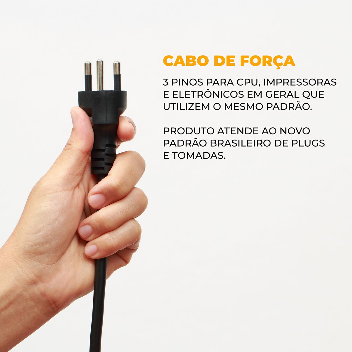 Cabo de Força Atx 3x0,5 Od 6.8 - 1,5m - Gshield