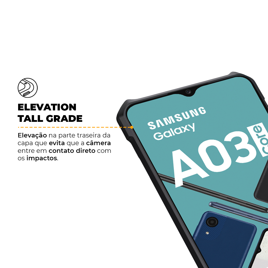 Capa para Samsung Galaxy A03 Core - Dual Shock X - Gshield