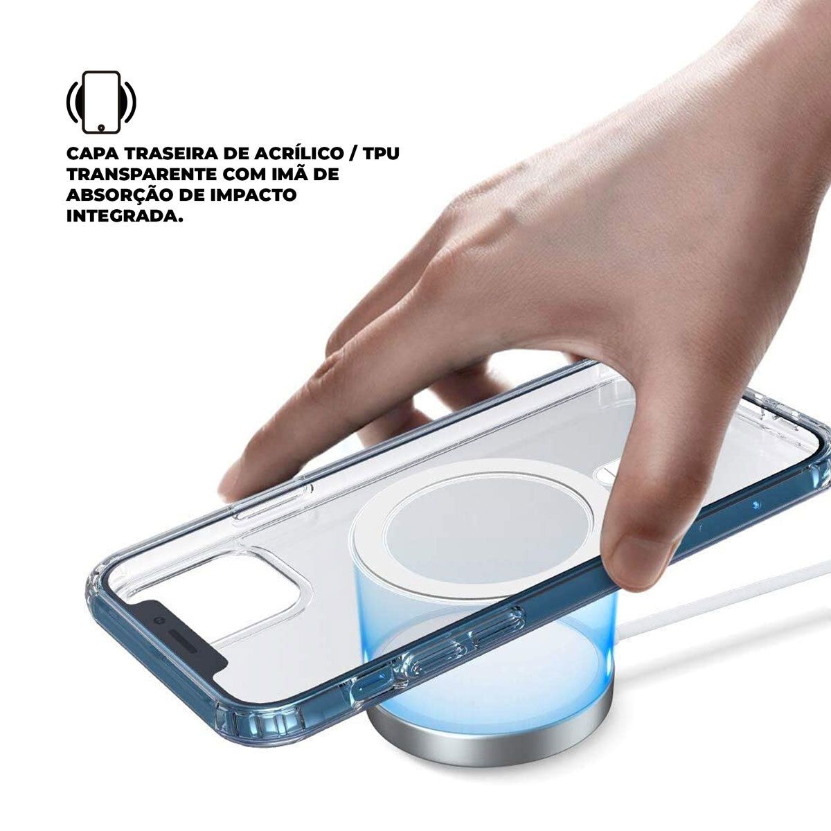 Capa MagSafe para iPhone 11 Pro - Transparente - Gshield