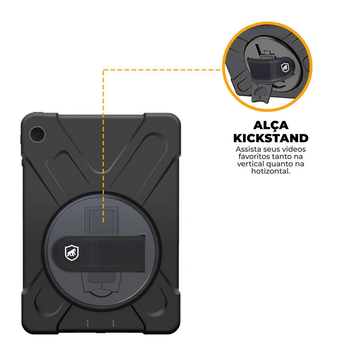 Capa para Samsung Galaxy Tab A8 X200 / X205 - Phantom - Gshield