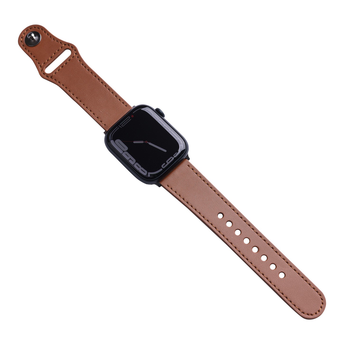 Pulseira de Couro para Apple Watch 42 / 44 / 45MM - Marrom - Gshield - foto 7