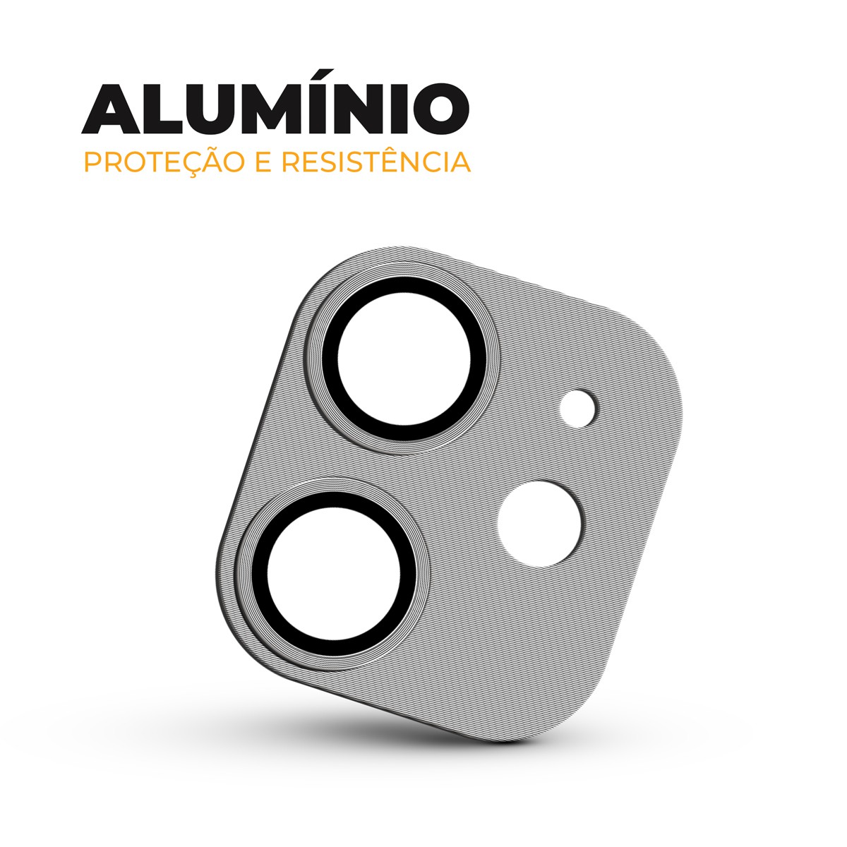 Protetor de Lente de Câmera de Alumínio para iPhone 11 - Prata - Gshield
