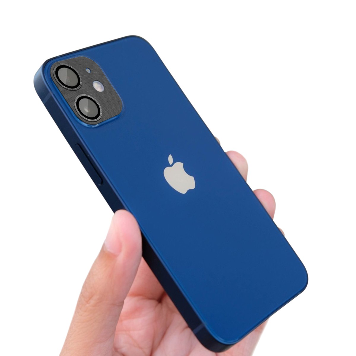 Protetor de Lente de Câmera de Alumínio para iPhone 12 - Preta - Gshield