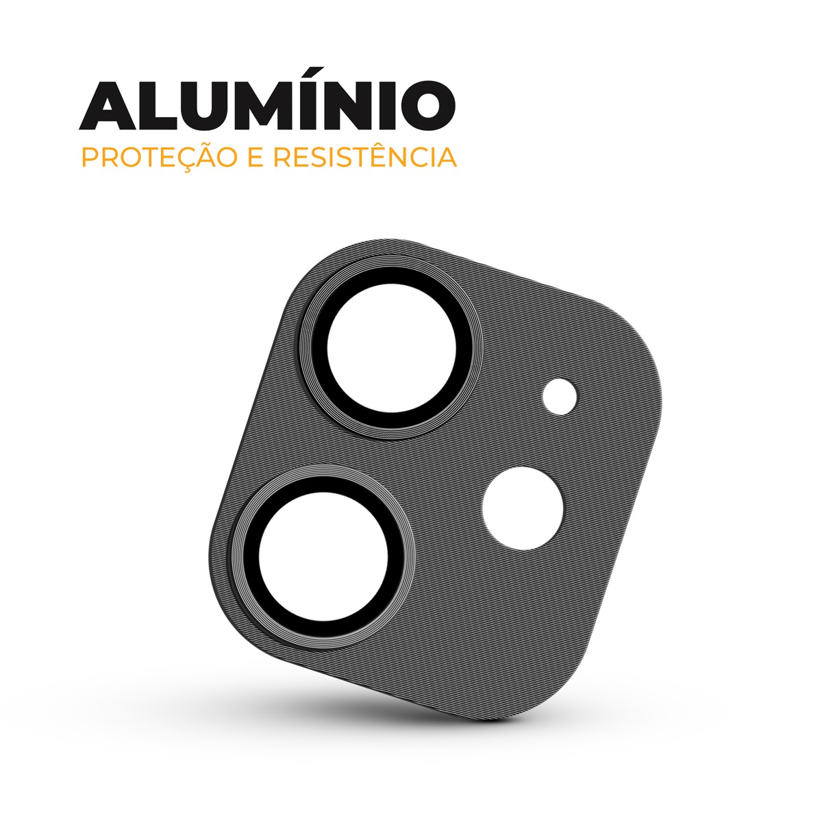 Protetor de Lente de Câmera de Alumínio para iPhone 12 - Preta - Gshield