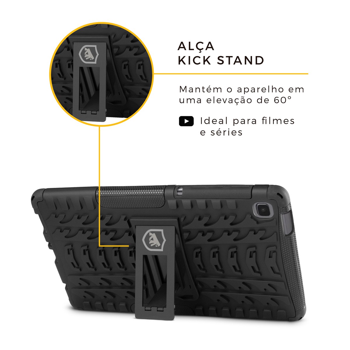 Capa para Samsung Galaxy Tab A7 Lite - D'Shield - Gshield