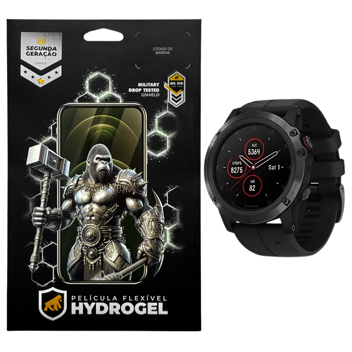 Película para Garmin Fenix 5X - Hydrogel HD - Gshield