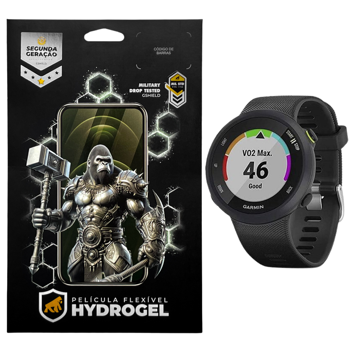Película para Garmin Forerunner 45S - Hydrogel HD - Gshield